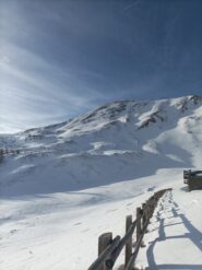 Vista verso la Chaligne molto pelata.