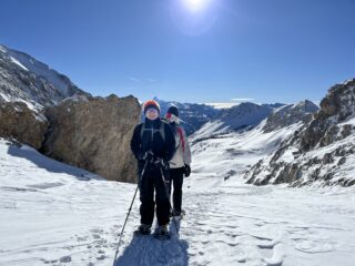 Quasi arrivati al colle 