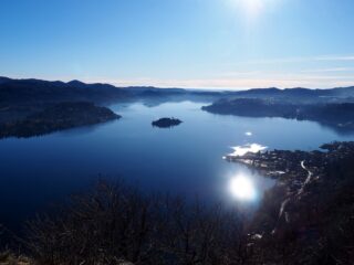 Dalla Croce splendida visione sul Lago.